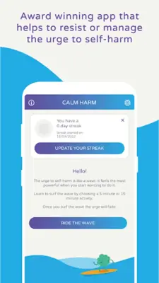 Calm Harm – manage self-harm android App screenshot 9